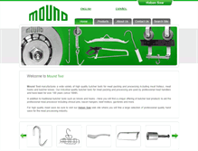 Tablet Screenshot of moundtool.com